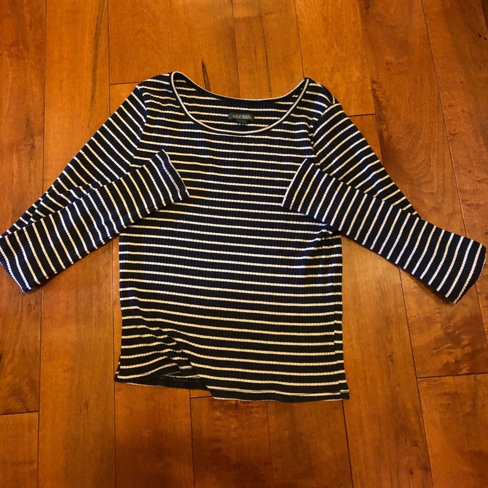 Striped long sleeve shirt